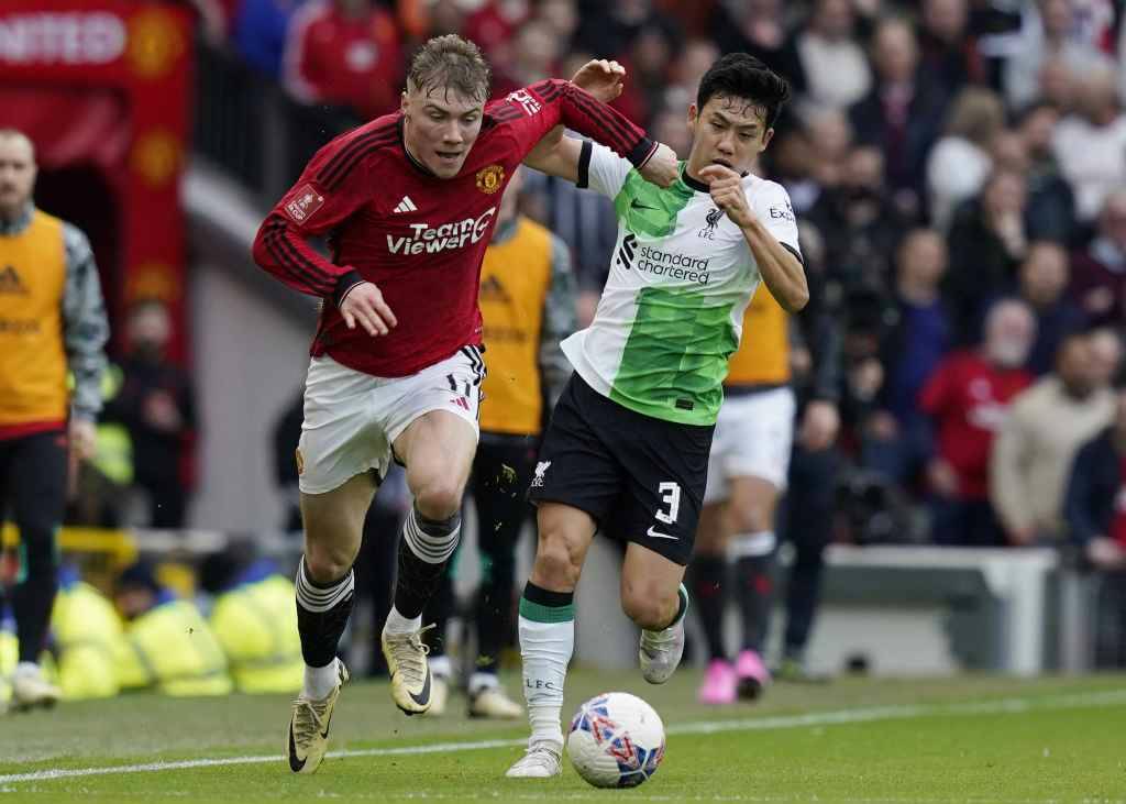 Фрагмент матча Манчестер Юнайтед — Ливерпуль