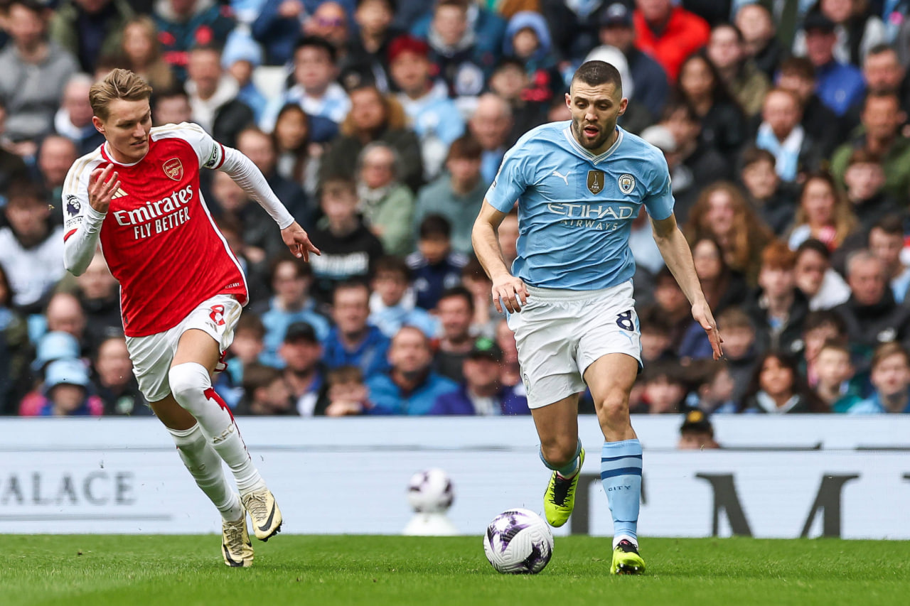 Фрагмент матча Манчестер Сити — Арсенал