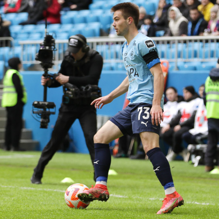 Фрагмент матча «Крылья Советов» — «Зенит». 