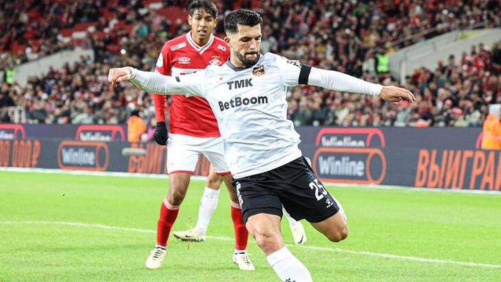 Фрагмент матча «Спартак» — «Урал»