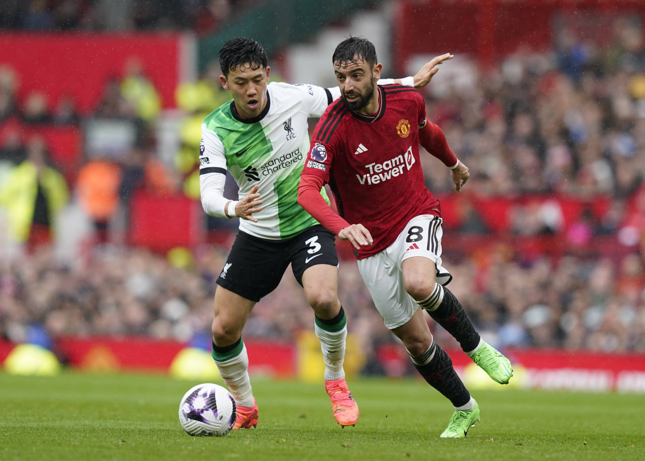 Фрагмент матча Манчестер Юнайтед — Ливерпуль