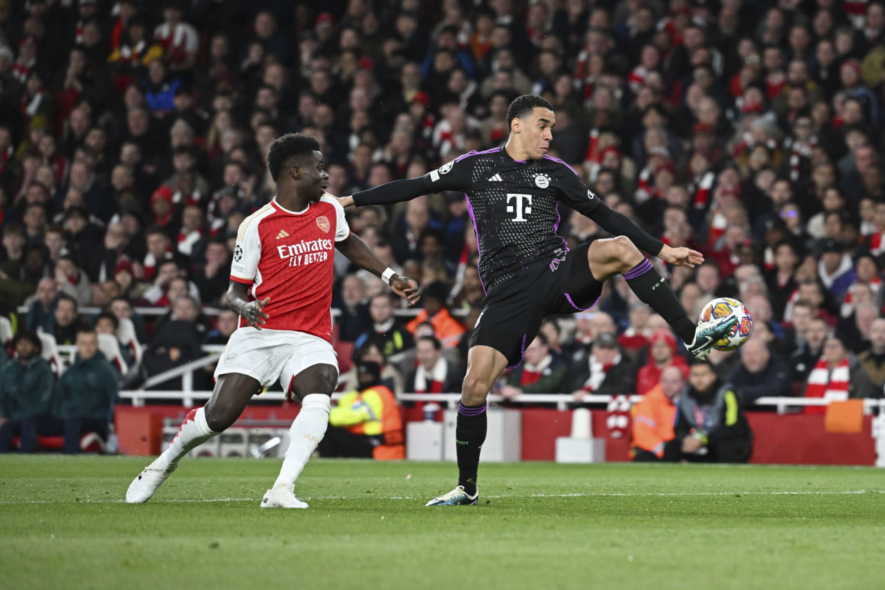 Фрагмент матча Арсенал — Бавария