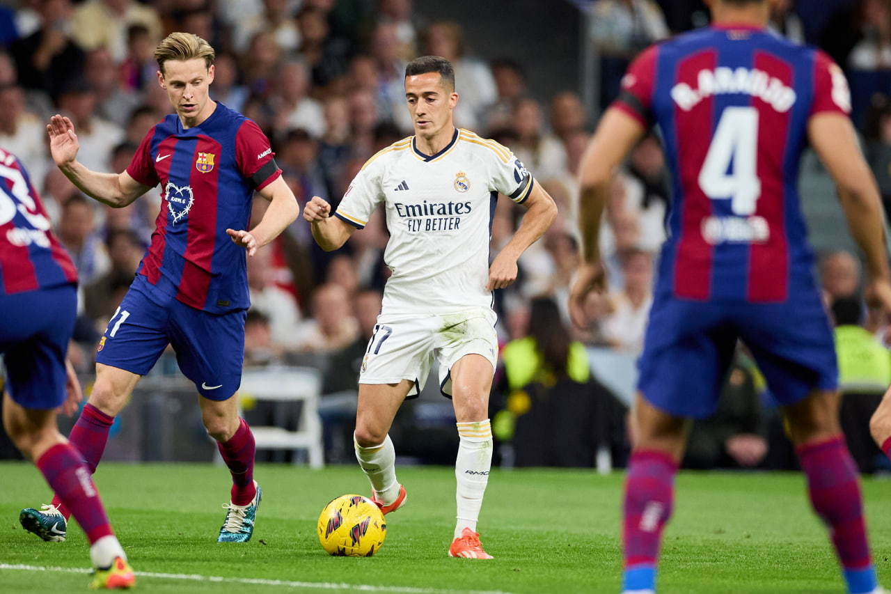 Фрагмент матча Реал — Барселона