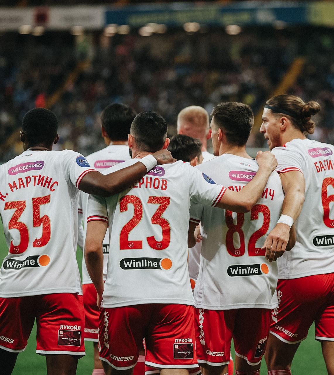 Радость футболистов «Спартака»