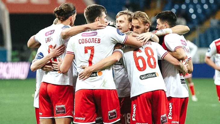 Радость футболистов «Спартака»