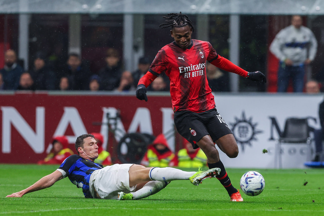 Фрагмент матча Милан — Интер