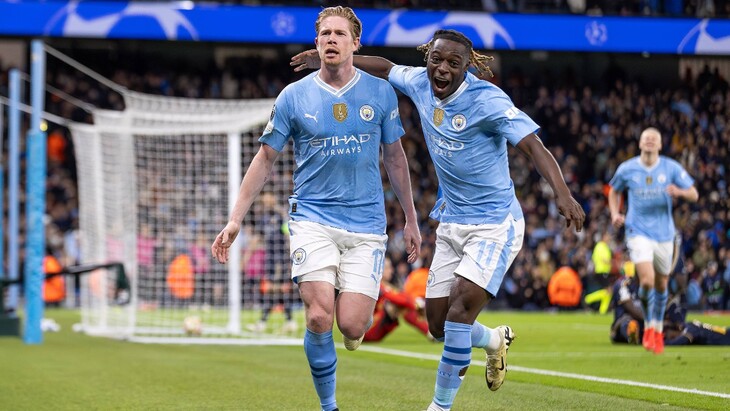 Кевин Де Брюйне и Жереми Доку