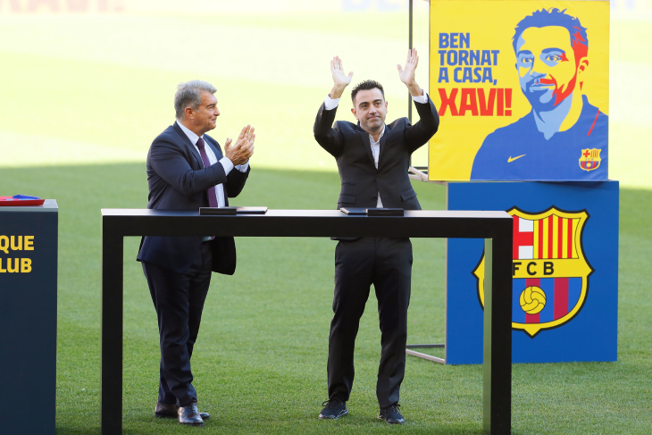 Презентация Хави в роли тренера