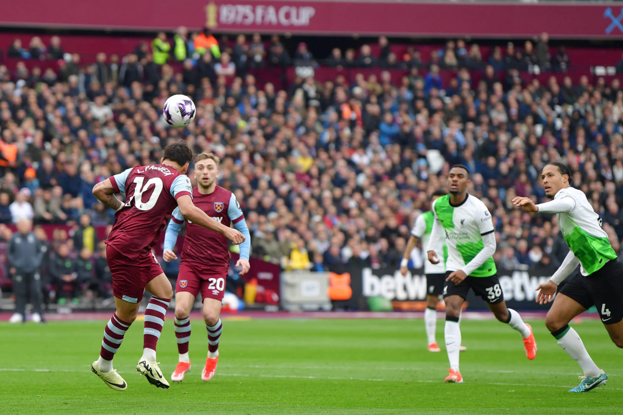 Фрагмент матча Вест Хэм — Ливерпуль