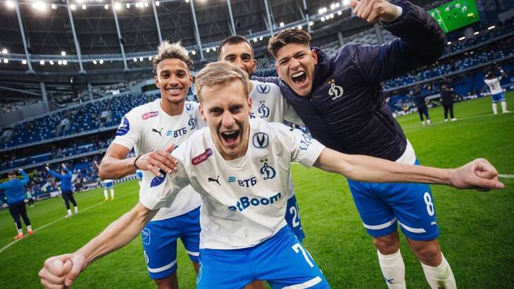 Радость игроков «Динамо»