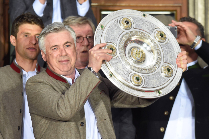 С «Баварией» Анчелотти выиграл Бундеслигу