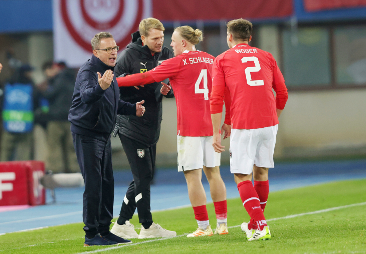 Рангник в матче с Германией