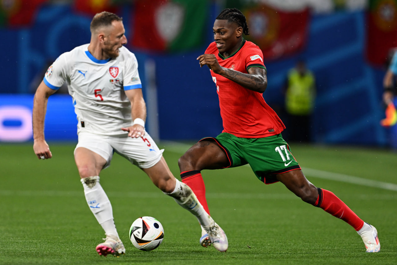 Фрагмент матча Португалия — Чехия