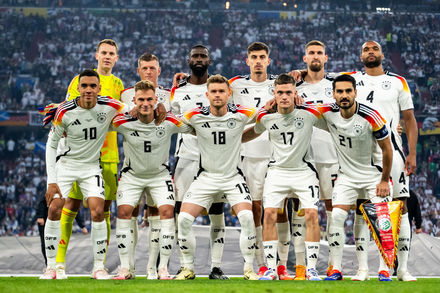 Сборная Германии перед матчем с Шотландией на Евро-2024