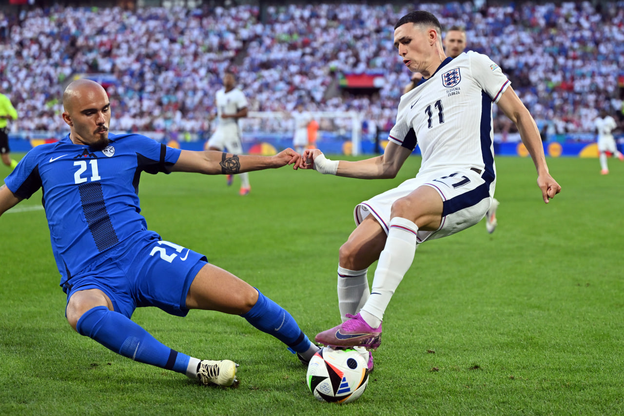 Фрагмент матча Англия — Словения