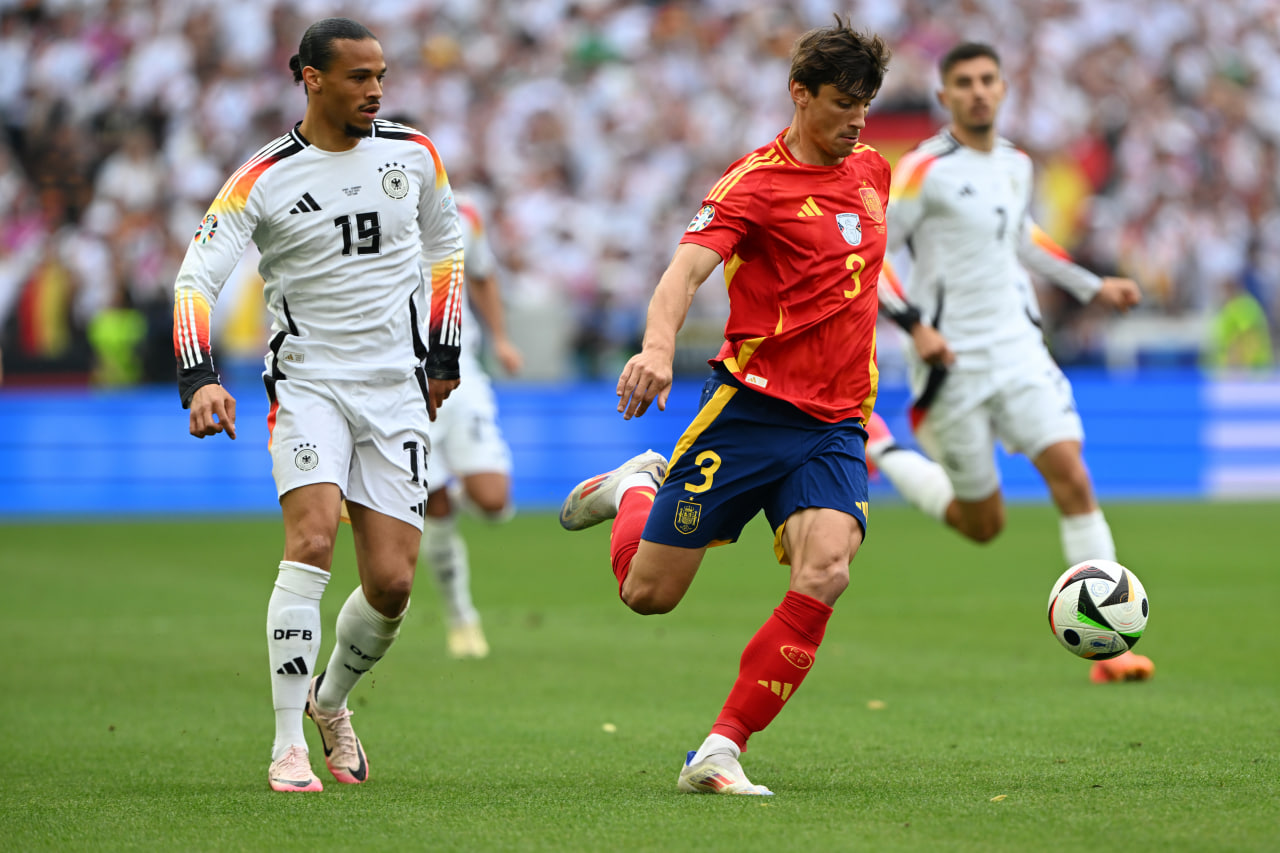 Фрагмент матча Испания — Германия 