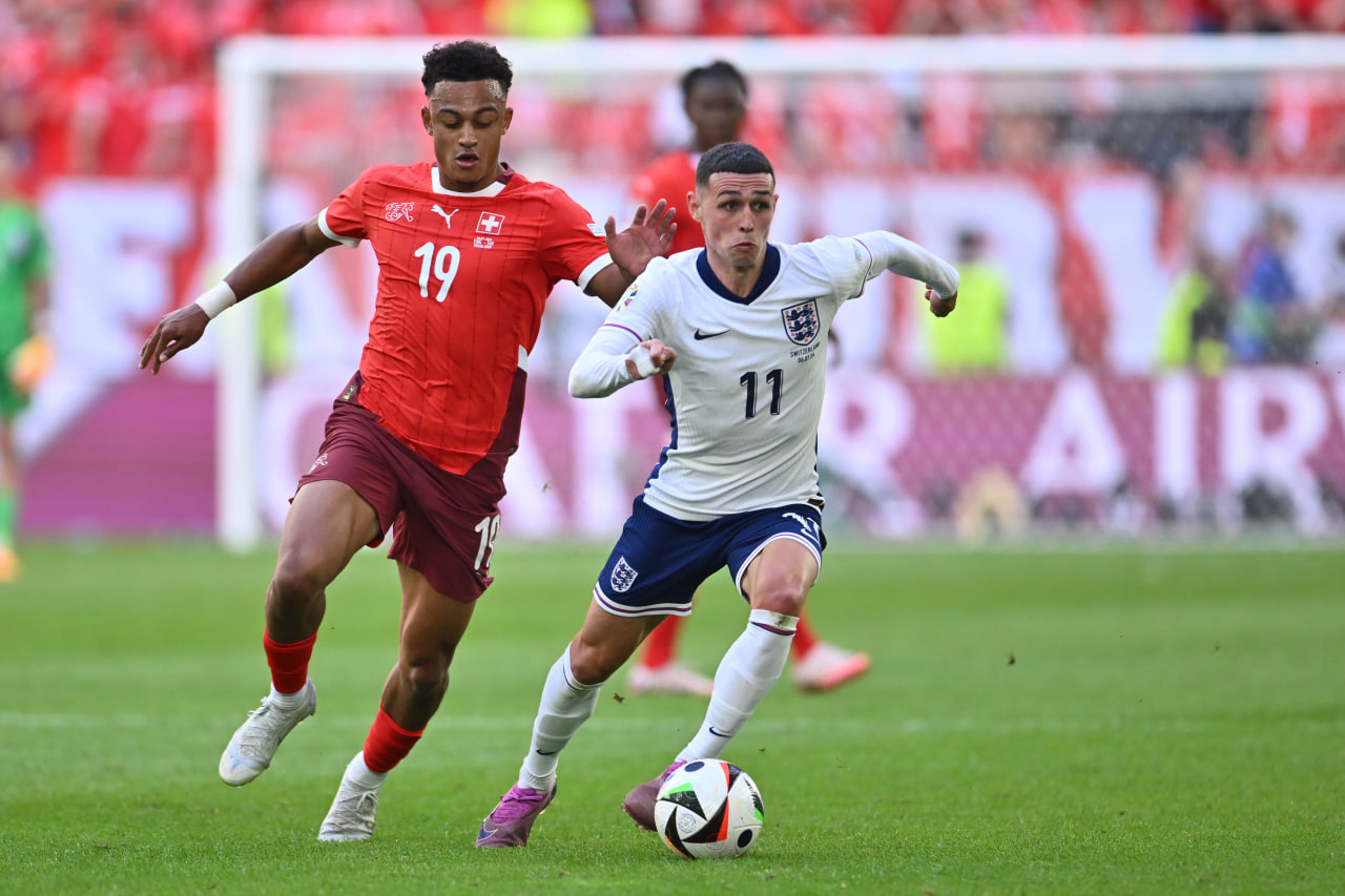 Фрагмент матча Англия — Швейцария