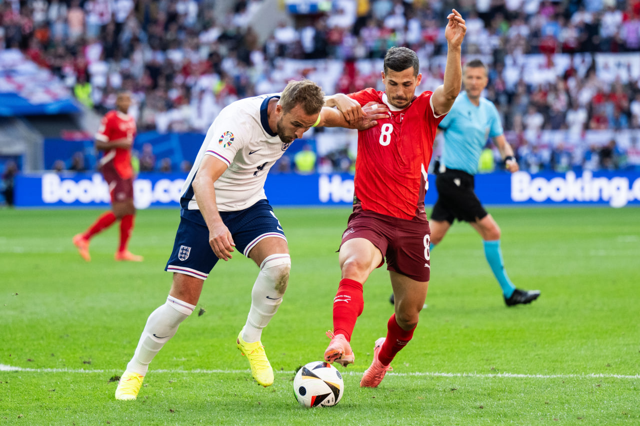 Фрагмент матча Англия — Швейцария