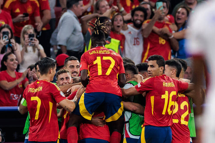 Радость сборной Испании