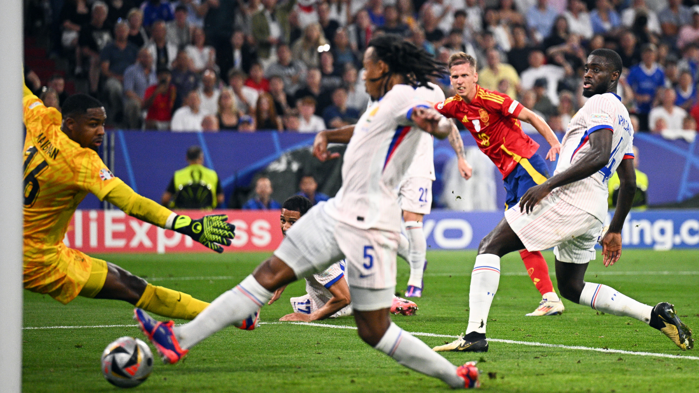 Дани Ольмо забивает гол