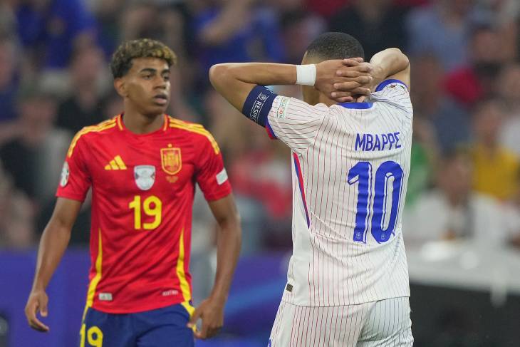 Ламин Ямаль и Килиан Мбаппе