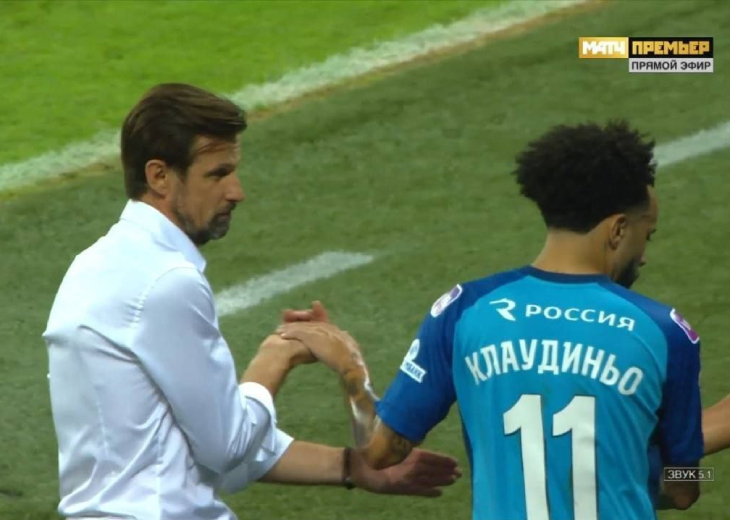 Сергей Семак и Клаудиньо