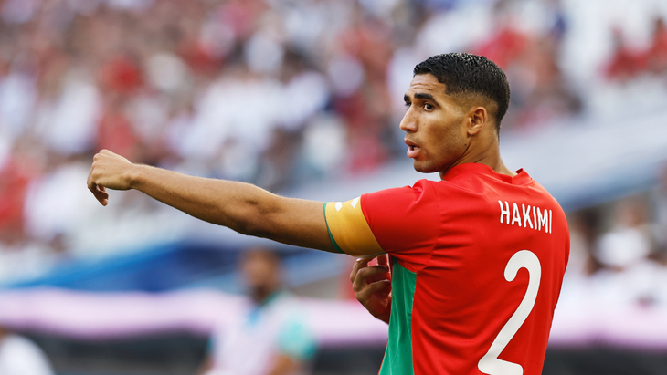 Ашраф Хакими — игрок сборной Марокко U23