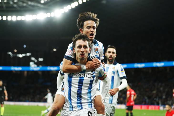 Микель Оярсабаль и Такефуса Кубо