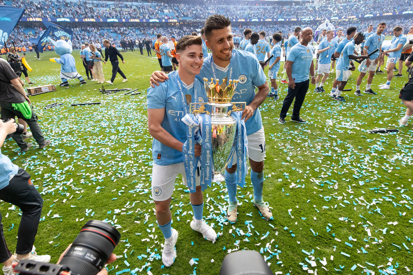 Хулиан Альварес и Родри