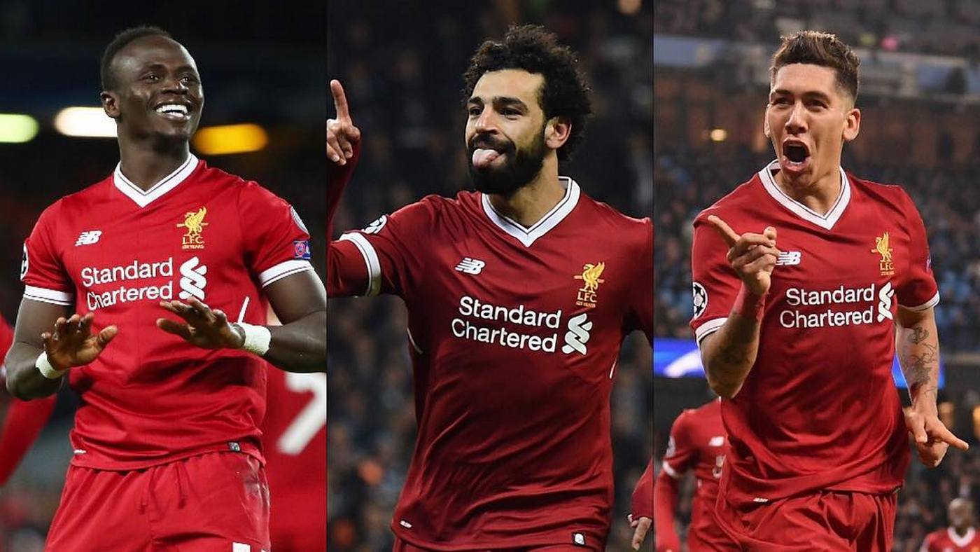 Садио Мане, Мохамед Салах и Роберто Фирмино