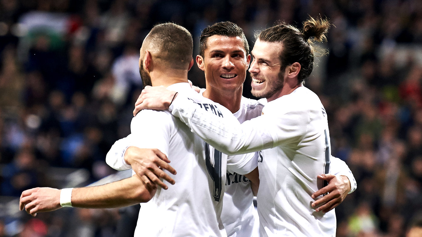 Карим Бензема, Криштиану Роналду и Гарет Бейл