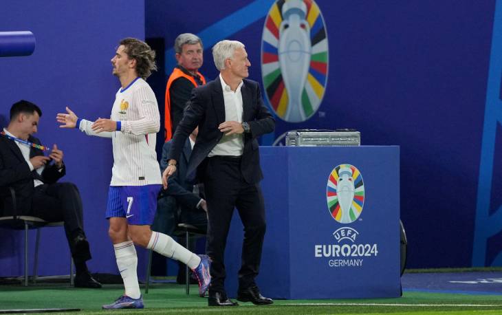 Антуан Гризманн и Дидье Дешам