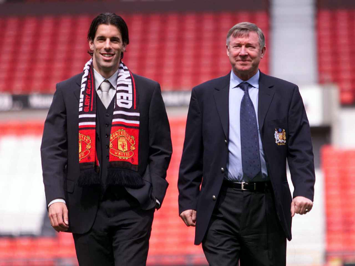 Руд Ван Нистелрой и Алекс Фергюсон