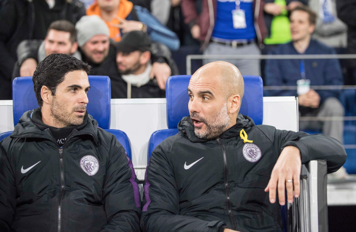 Артета и Гвардиола в «Сити»