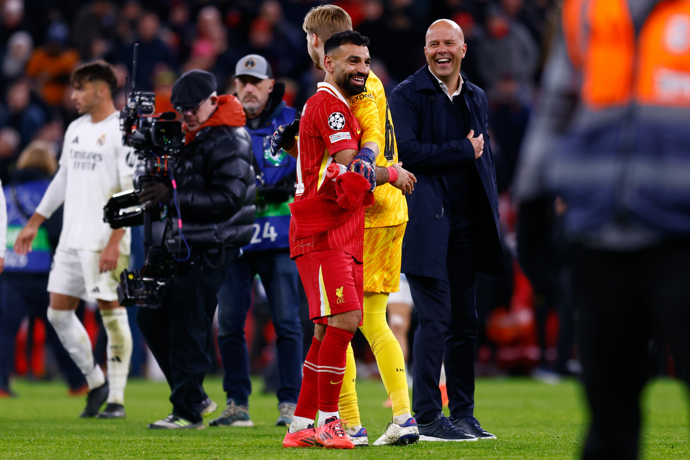 Мохамед Салах и Арне Слот