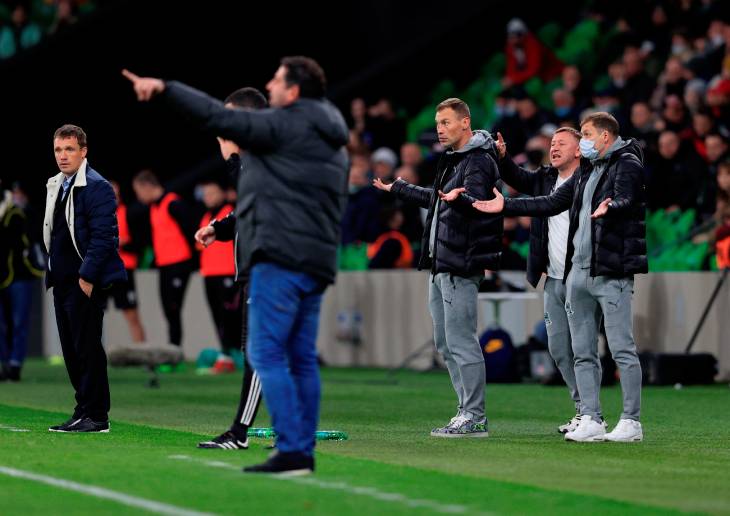 Василий Березуцкий и Виктор Гончаренко