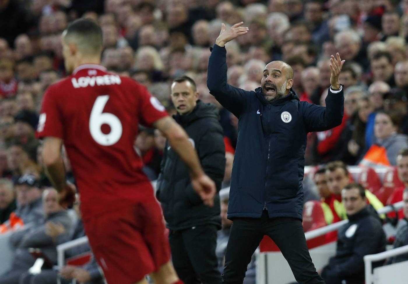 Пеп Гвардиола на «Энфилде»