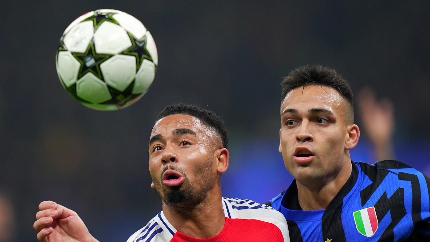 Лаутаро Мартинес против Габриэла Жезуса в Лиге чемпионов