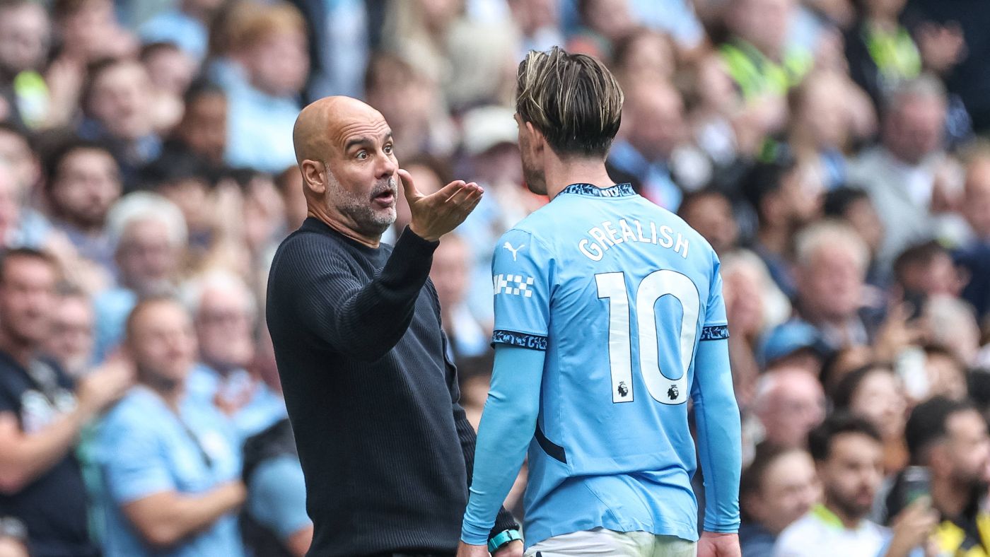 Джек Грилиш и Хосеп Гвардиола