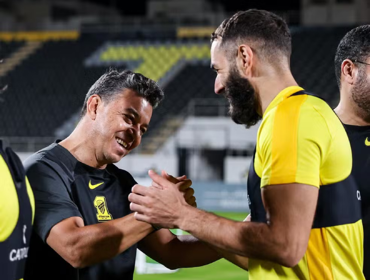 Марсело Гальярдо и Карим Бензема