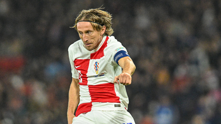 Лука Модрич — полузащитник сборной Хорватии