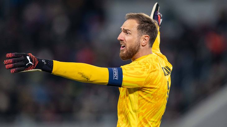 Ян Облак — голкипер сборной Словении