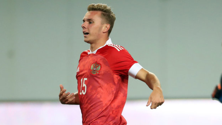 Максим Глушенков забил три мяча Замбии