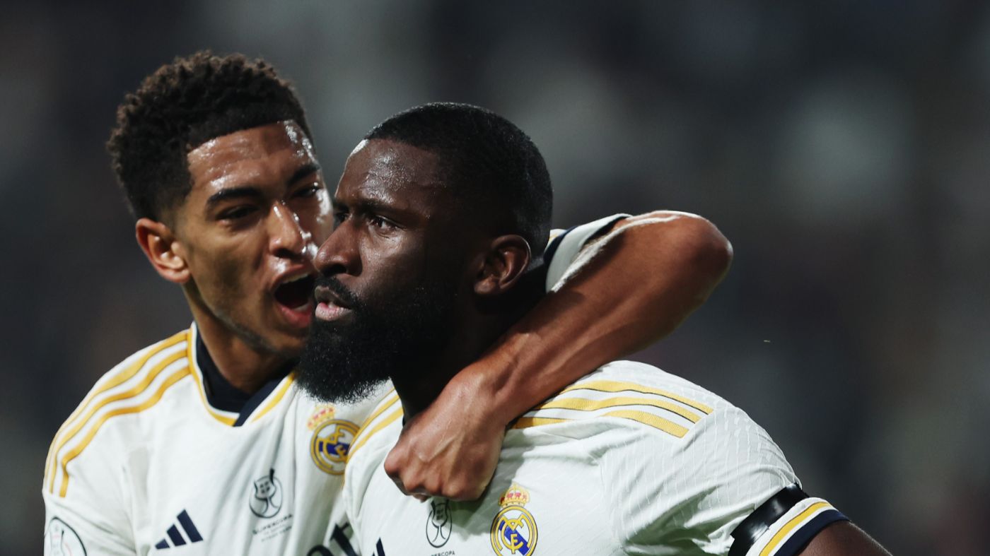 Джуд Беллингем и Антонио Рюдигер 