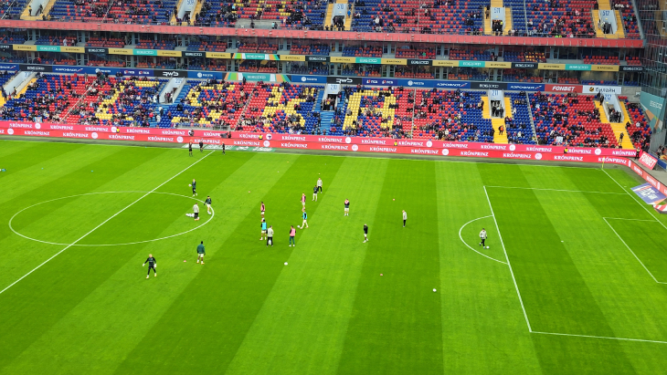 Разминка игроков Краснодара