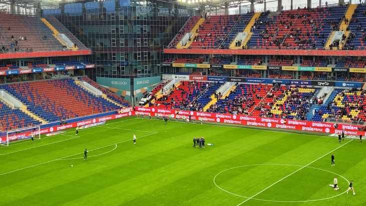 Разминка игроков ЦСКА