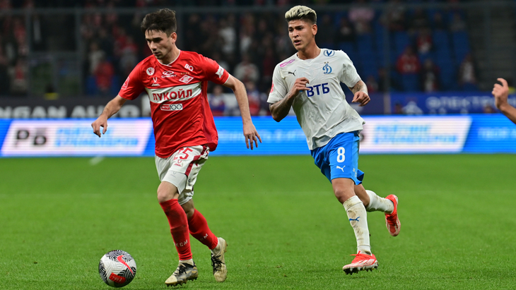 Фрагмент матча Динамо — Спартак