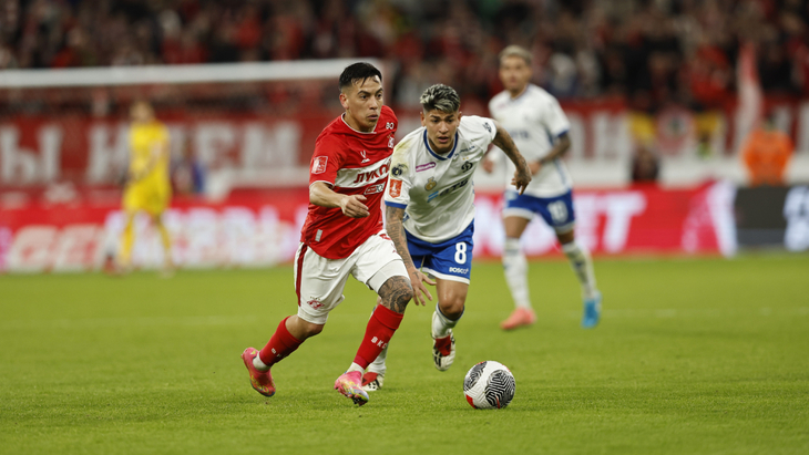 Фрагмент матча Динамо — Спартак