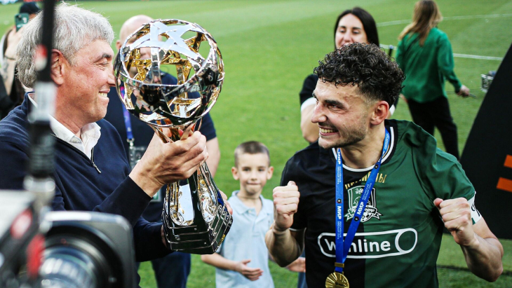 Галицкий и Сперцян празднуют чемпионство