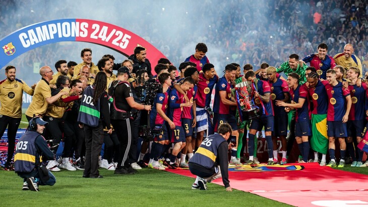«Барселона» — чемпион Испании сезона 2024/2025